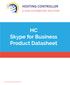 HC Skype for Business Product Datasheet