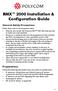 RMX 2000 Installation & Configuration Guide
