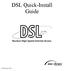 DSL Quick-Install Guide