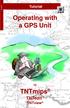 Operating with a GPS Unit