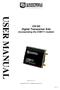 USER MANUAL. CS-3G Digital Transceiver Kits (incorporating the COM111 modem) Issued: Copyright Campbell Scientific Ltd CSL 1185