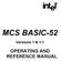 MCS BASIC-52. Versions 1 & 1.1 OPERATING AND REFERENCE MANUAL
