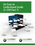 An Easy to Understand Guide 21 CFR Part 11