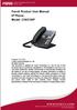 Fanvil Product User Manual IP Phone Model: C58/C58P