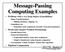 Message-Passing Computing Examples
