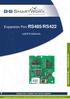 Expansion Port RS485/RS422