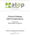 Protocol Gateway DNP3.0 Client/Server