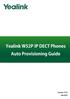 Yealink W52P IP DECT Phones Auto Provisioning Guide
