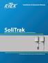 SoliTrak. SoliTrak. Installation & Operation Manual. Electro-Mechanical On Demand Level Measurement (Plumb Bob Device)