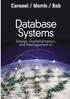 DATABASE SYSTEMS DESIGN, IMPLEMENTATION, AND MANAGEMENT CARLOS CORONEL STEVEN MORRIS PETER ROB