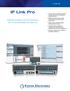 IP Link Pro. Ethernet-Enabled Control Processors with Enhanced Speed and Security IP LINK PRO