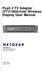 Push 2 TV Adapter (PTV1000)/Intel Wireless Display User Manual. NETGEAR, Inc. 350 East Plumeria Drive San Jose, CA 95134