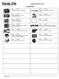 Spare Parts Price List. DC2000 Parts. Page 1 of 13. Item # SL74036 WRIST STRAP FOR INNER CAMERA / DC2000. Item # SL112 UNDERWATER HOUSING / DC2000