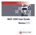 RMX 1000 User Guide Version 1.1