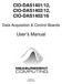 CIO-DAS1401/12, CIO-DAS1402/12, CIO-DAS1402/16. Data Acquisition & Control Boards. User s Manual