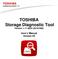 TOSHIBA Storage Diagnostic Tool Version ( ) User s Manual Version 03
