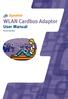 WLAN Cardbus Adaptor User Manual