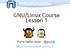 GNU/Linux Course Lesson 1. Puria Nafisi
