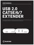 USB 2.0 CAT5E/6/7 EXTENDER