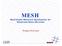 MESH. Multimedia Semantic Syndication for Enhanced News Services. Project Overview