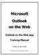 Microsoft Outlook on the Web