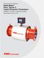 Liquid Ultrasonic Flowmeters Smith Meter Ultra Series C Liquid Ultrasonic Flowmeters. Installation / Operation / Maintenance Manual