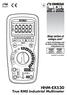 User s Guide HHM-EX530. True RMS Industrial Multimeter. Shop online at omega.com   For latest product manuals: omegamanual.