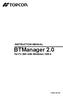 INSTRUCTION MANUAL. BTManager 2.0. for FC-200 with Windows CE5.0