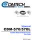CDM-570/570L. Vipersat. Satellite Network Modem Router User Guide. MN/22125 Revision 1