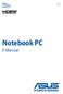 E9655 First Edition August 2014 Notebook PC