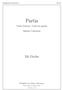 Partia. Mr Grobe. Viola d amour, Viola da gamba. Bassus Continuus. Original scordatura. Published by Johan Tufvesson.