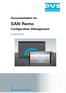 Supplement: SAN Remo (Version 1.0) Documentation for. SAN Remo. Configuration Management. Supplement