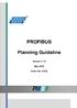 PROFIBUS. Planning Guideline
