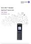 8212 DECT Handset. OpenTouch Suite for MLE User Manual. 8AL90328ENABed