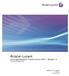 Alcatel-Lucent Converged Backbone Transformation (CBT) Release 1.0 Provisioning Reference