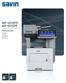 MP 501SPF/ MP 601SPF. Multifunction B&W. Printer Copier Facsimile Scanner MP 501SPF MP 601SPF. monochrome. monochrome. ppm. ppm