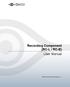 Recording Component (RC-L / RC-E) User Manual