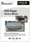DVD Player Owner s Manual