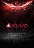 INTRODUCTION 3 INSTALLING KUVO IN YOUR CLUB 8