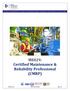 ME029: Certified Maintenance & Reliability Professional (CMRP)