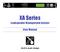 XA Series. Loudspeaker Management System. User Manual. XILICA Audio Design
