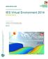 IES Virtual Environment 2014 Release Notes