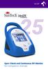 Vet BP. Vet25 BP MONITOR. Spot-Check and Continuous BP Monitor for Companion Animals