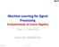 Machine Learning for Signal Processing Fundamentals of Linear Algebra