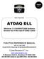 Data Acquisition ATDAQ DLL. Windows 3.11/95/98/NT/2000 Software Drivers for ATAO and ATDAQ Cards FUNCTION REFERENCE MANUAL