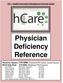 Physician Deficiency Reference