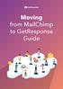 Moving from MailChimp to GetResponse Guide