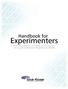 Stat-Ease Handbook for Experimenters