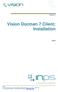 Vision Docman 7 Client: Installation