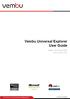 Vembu Universal Explorer. User Guide. VEMBU TECHNOLOGIES  Copyright 2016 Vembu Technologies. All Rights Reserved